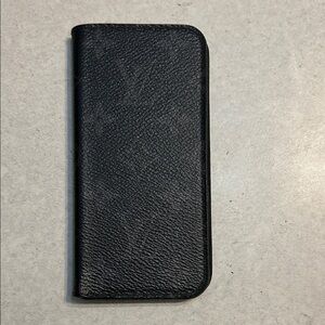Louis Vuitton Authentic Monogram Black Phone Case